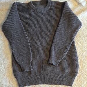 Men's Classic Charcoal Crewneck Sweater